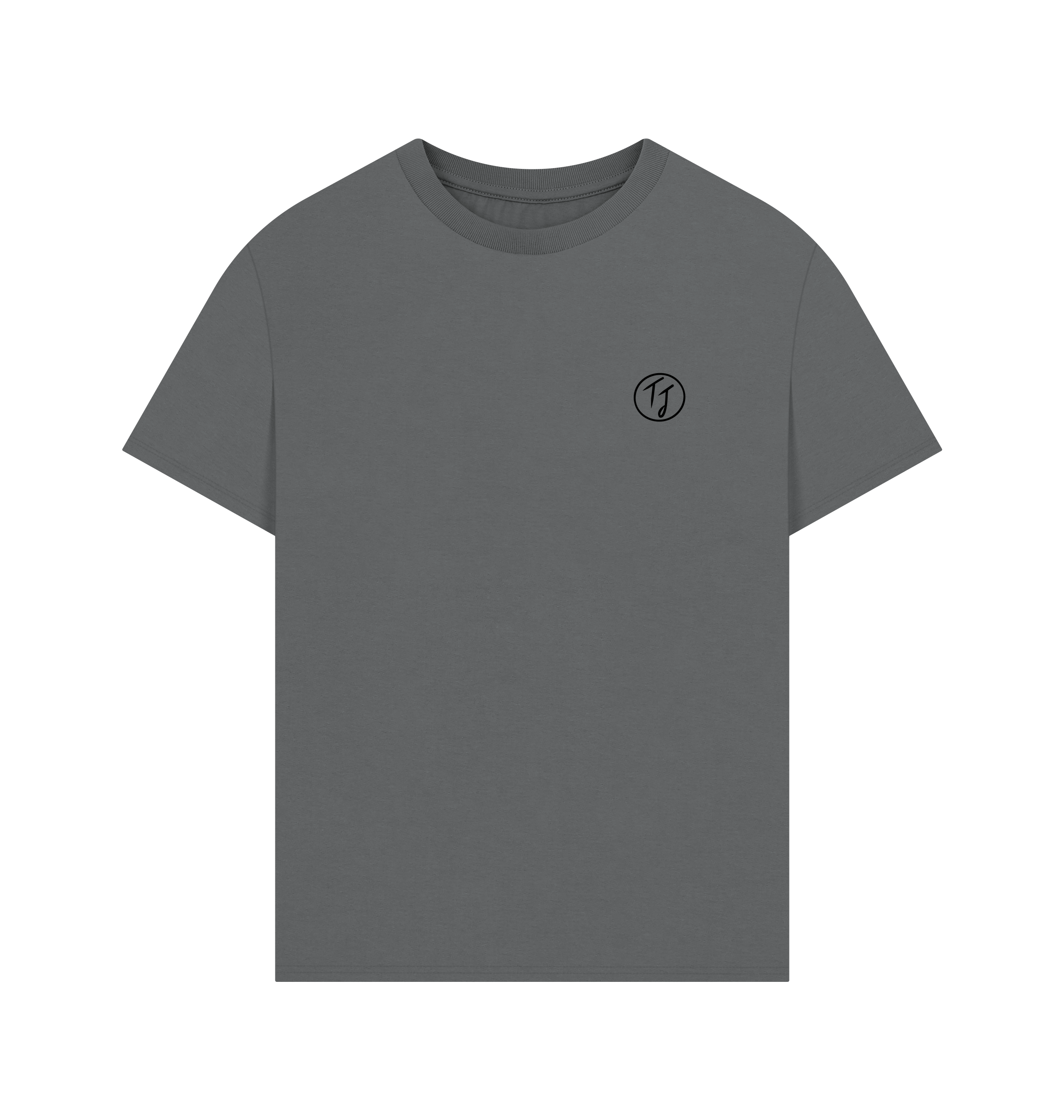 Slate Grey Printed T-shirt Front