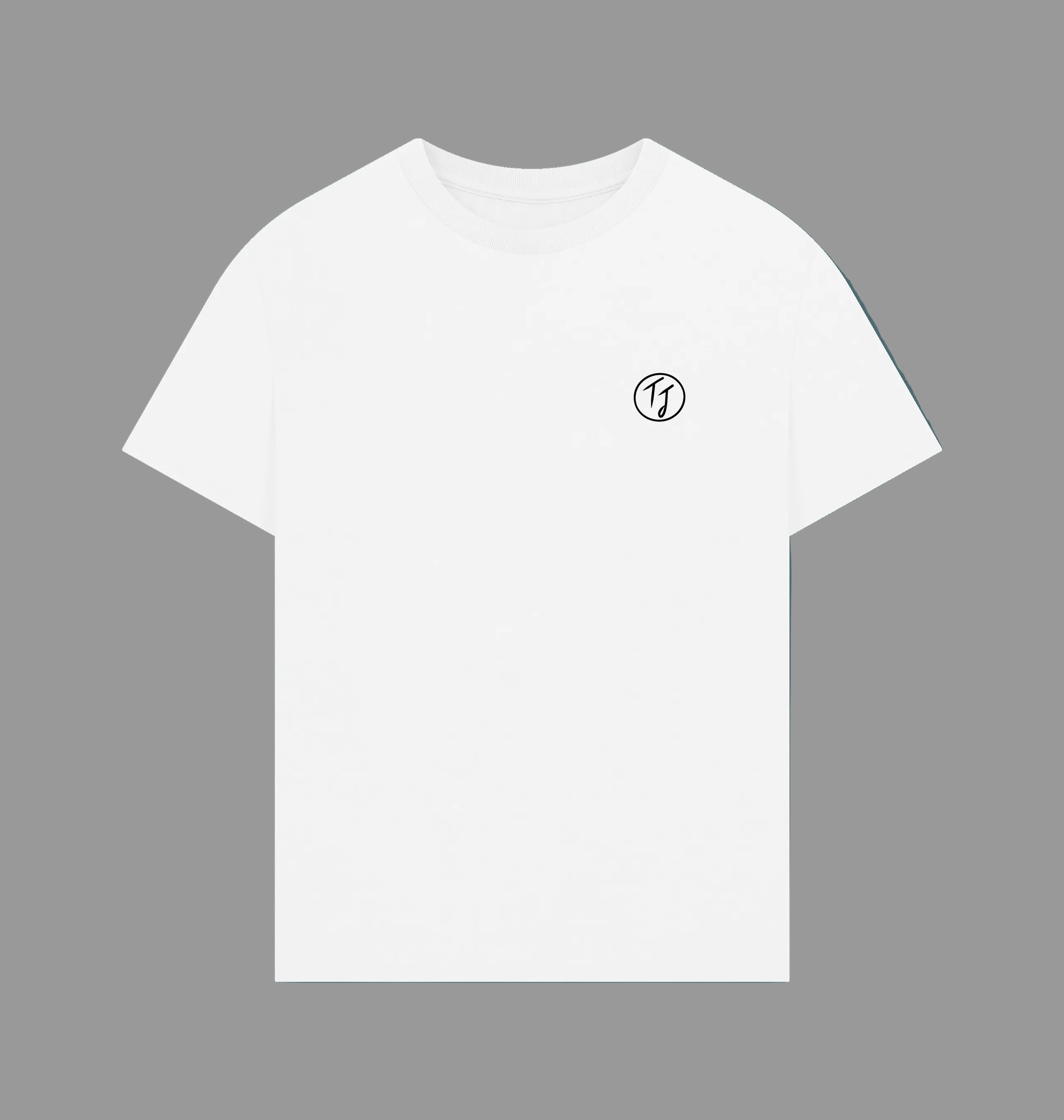 White Printed T-shirt Front