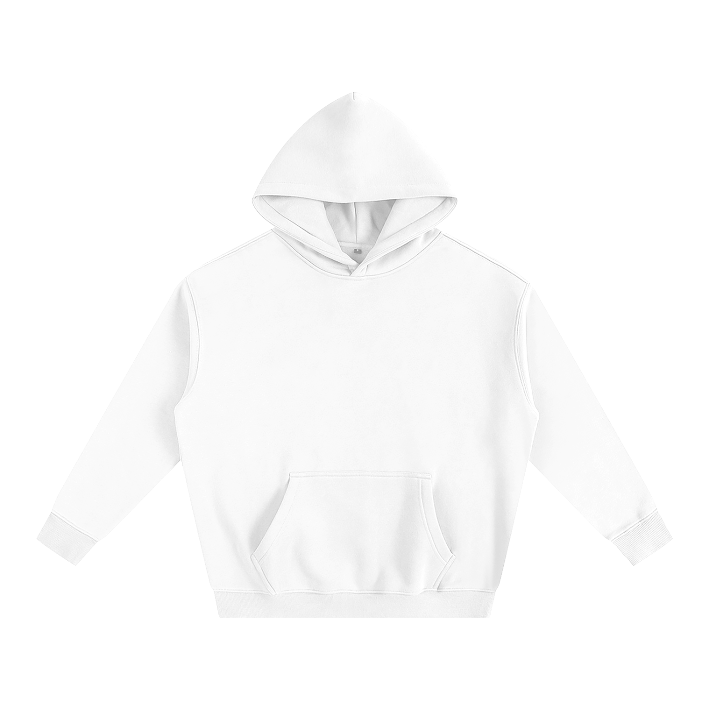 Oversize Fleeced Ty James Hoodie - Back