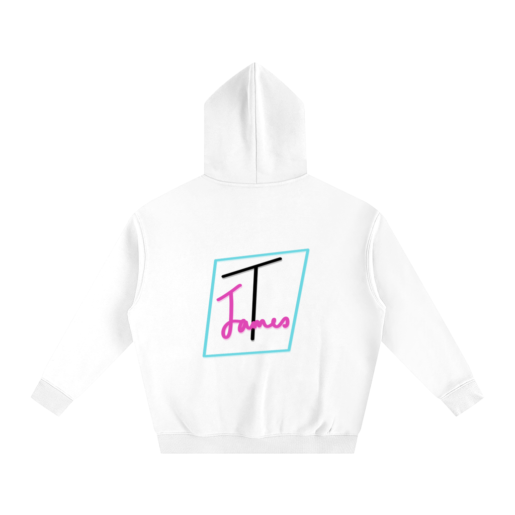 Oversize Fleeced T James Hoodie - Back